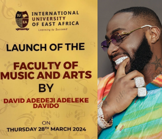 Davido Unveils Music Faculty In Uganda Varsity