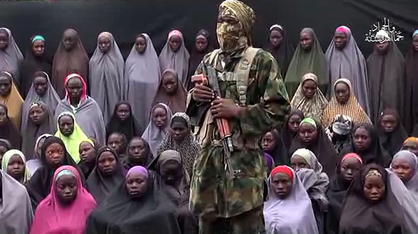 Chibok girls video grab