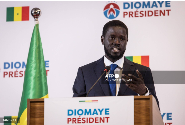 Senegalese President, Bassirou Diomaye Faye