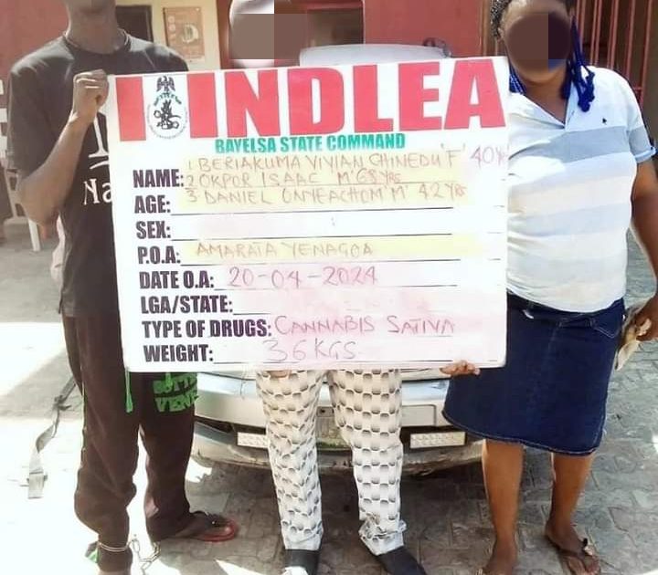NDLEA arrests three wanted suspect with 51.90kg heroine